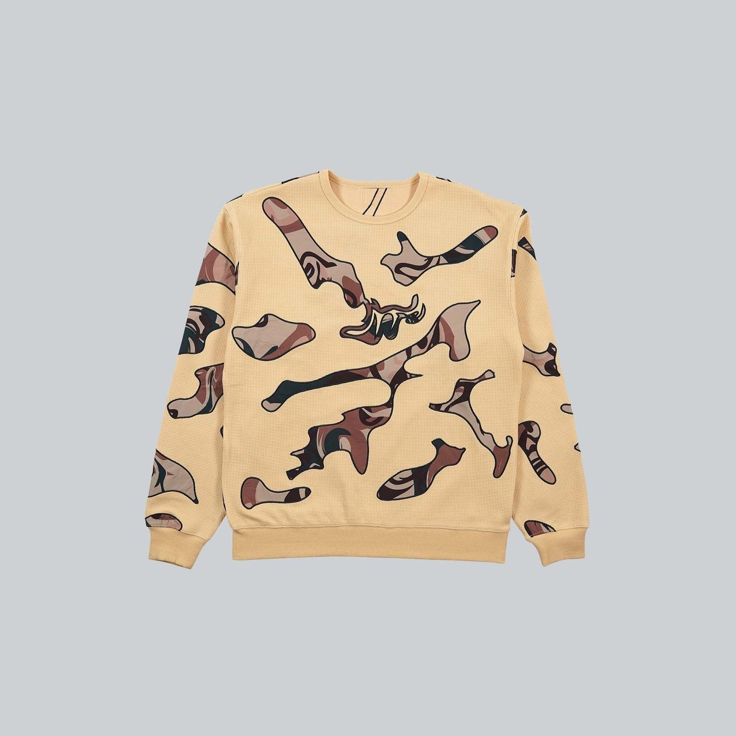 SMOKE CAMO THERMAL CREWNECK