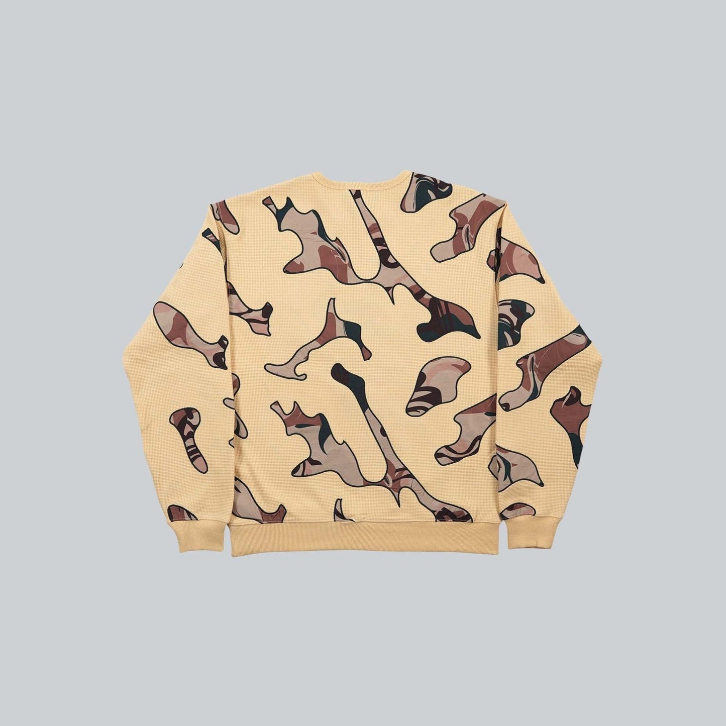SMOKE CAMO THERMAL CREWNECK