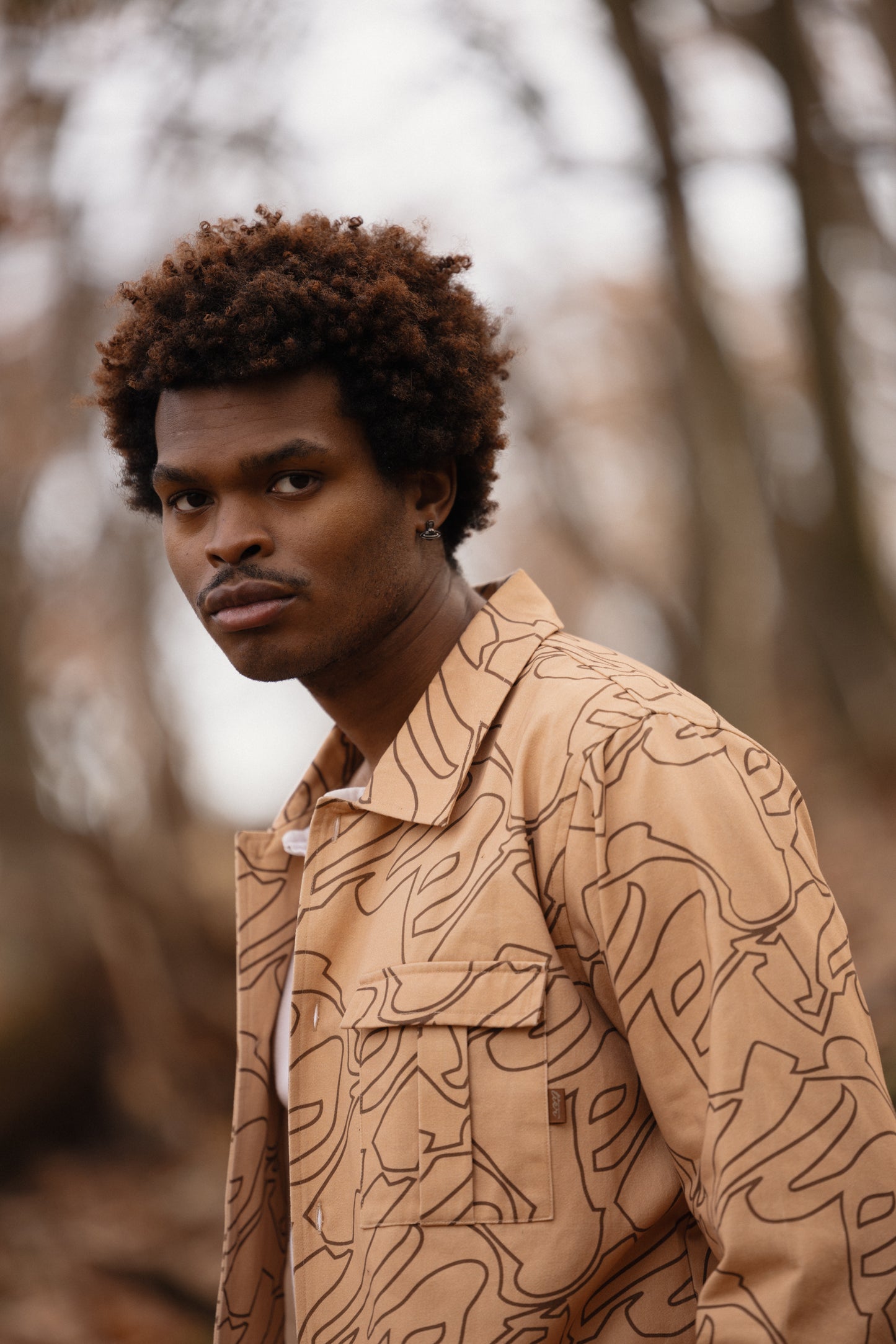 TOPOGRAPHIC BUTTON UP