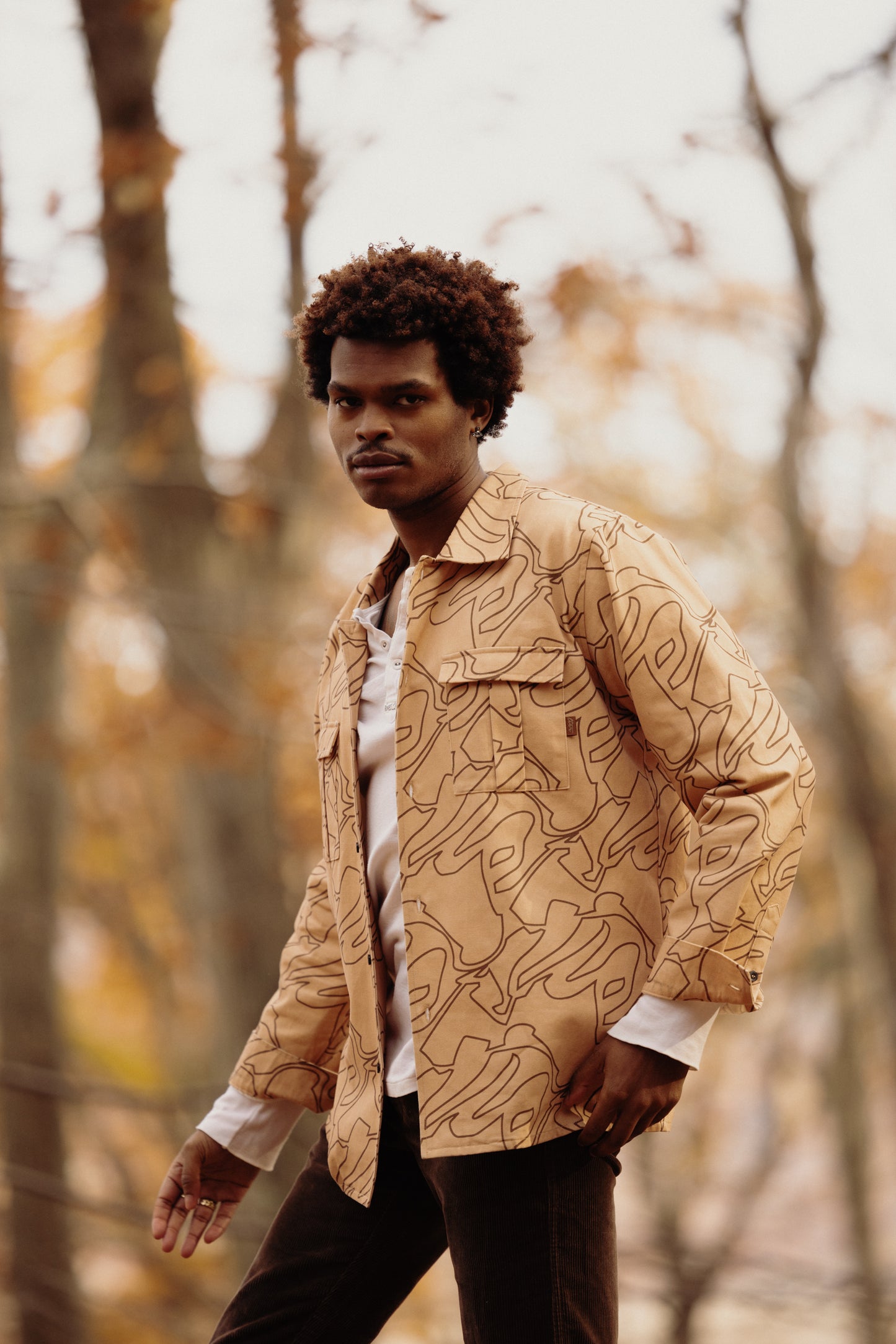 TOPOGRAPHIC BUTTON UP