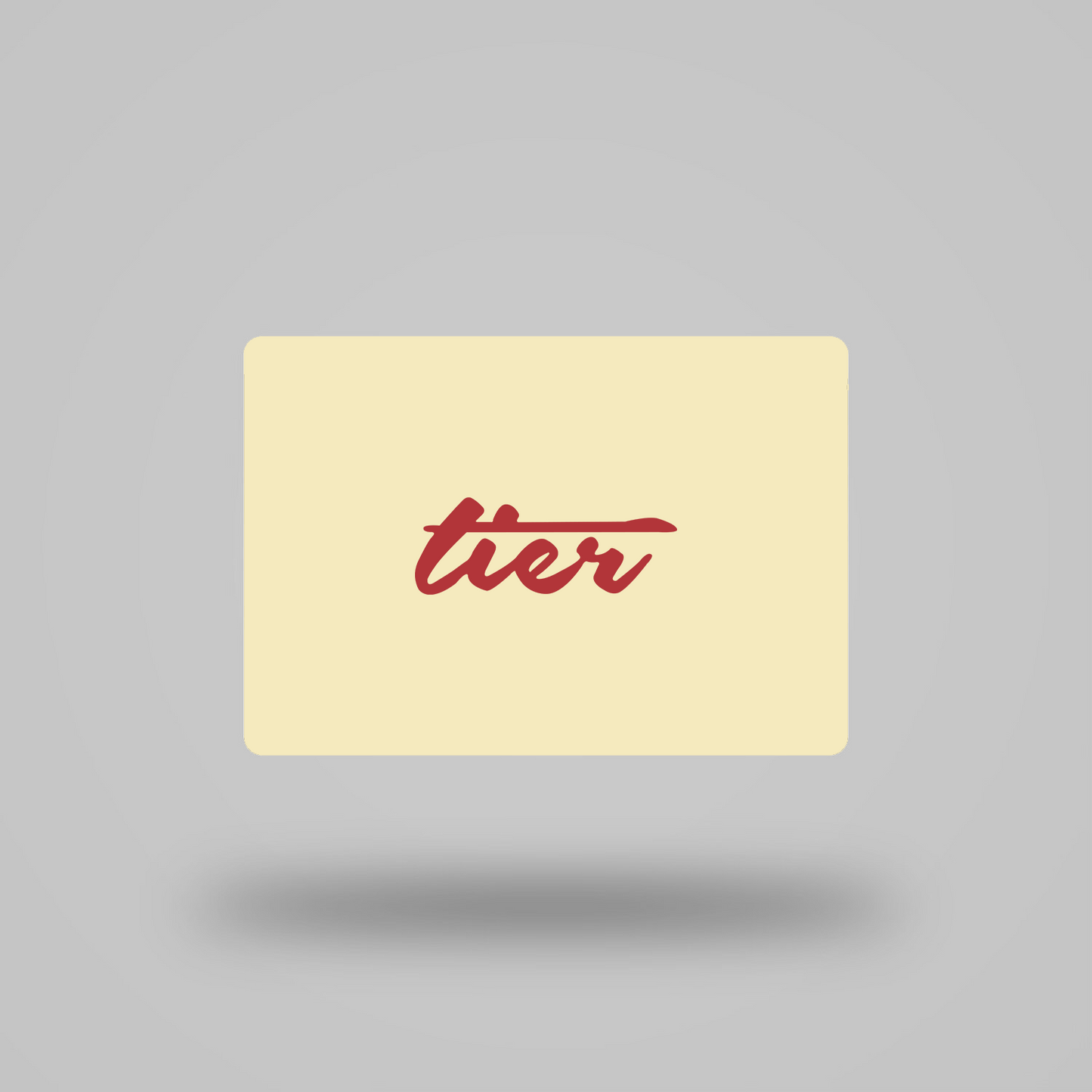 TIER Holiday Gift Card