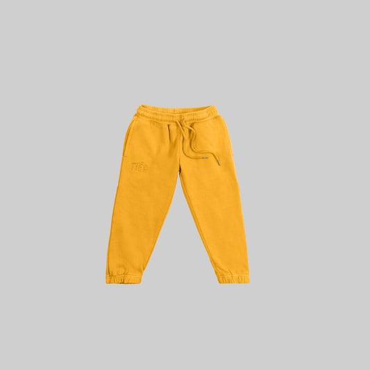 MUSTARD TIÉR KIDS ESSENTIALS SWEATPANTS
