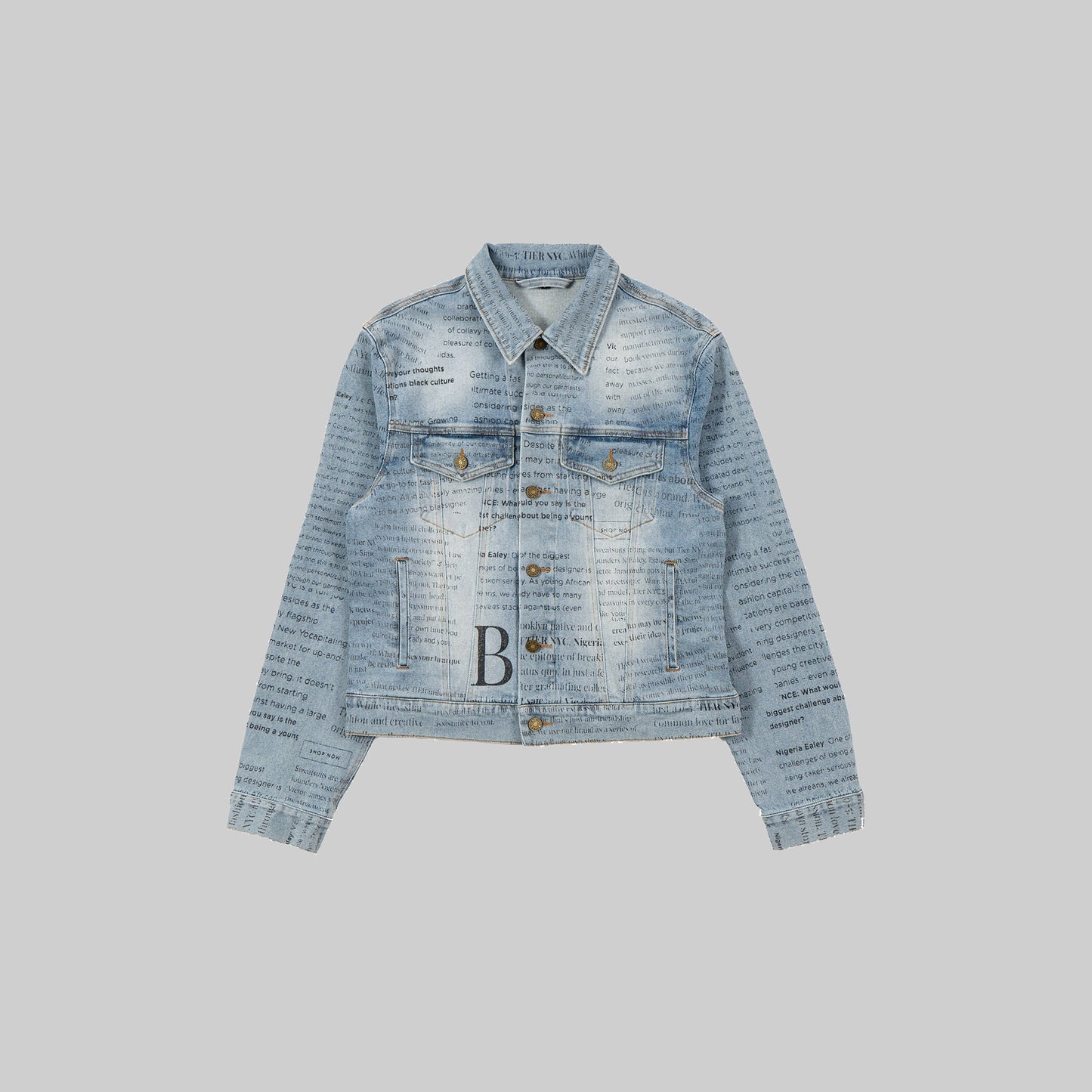 Washed Article Jean Jacket