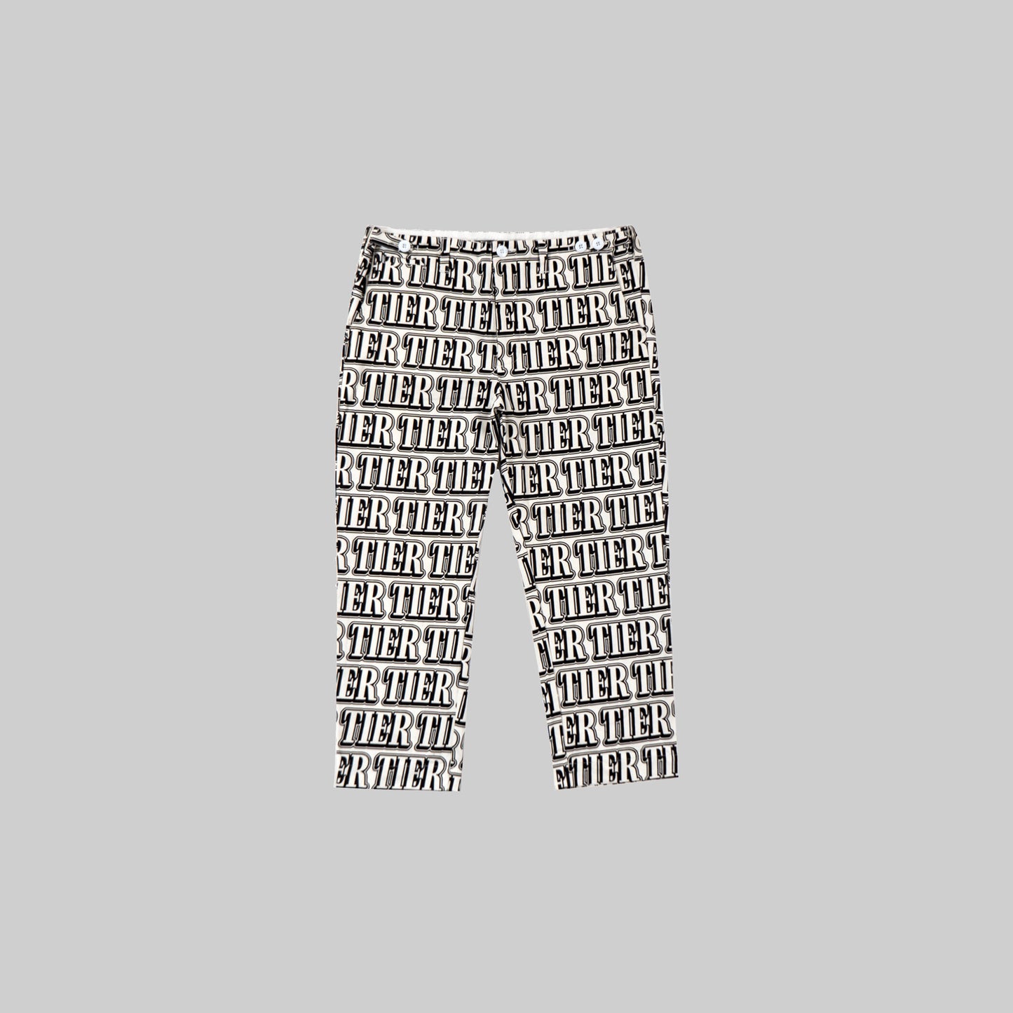 TIER NEWS LOGO MONOGRAM PANT