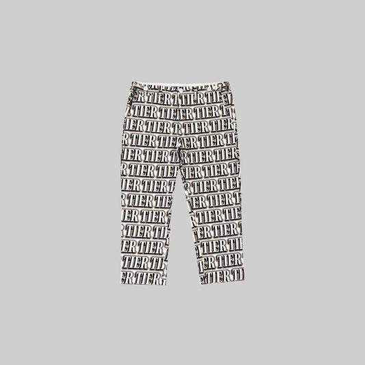 TIER NEWS LOGO MONOGRAM PANT