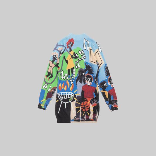 FAMILY REUNION MOCKNECK DRESS