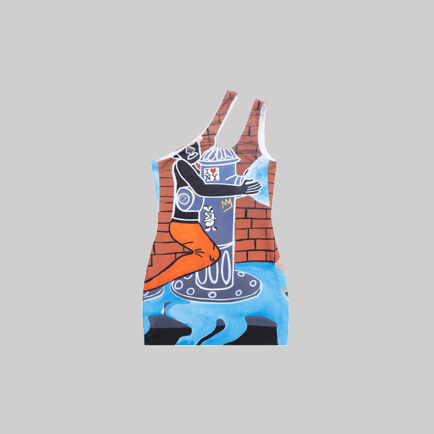 JOHNNY PUMP CROSS SHOULDER DRESS