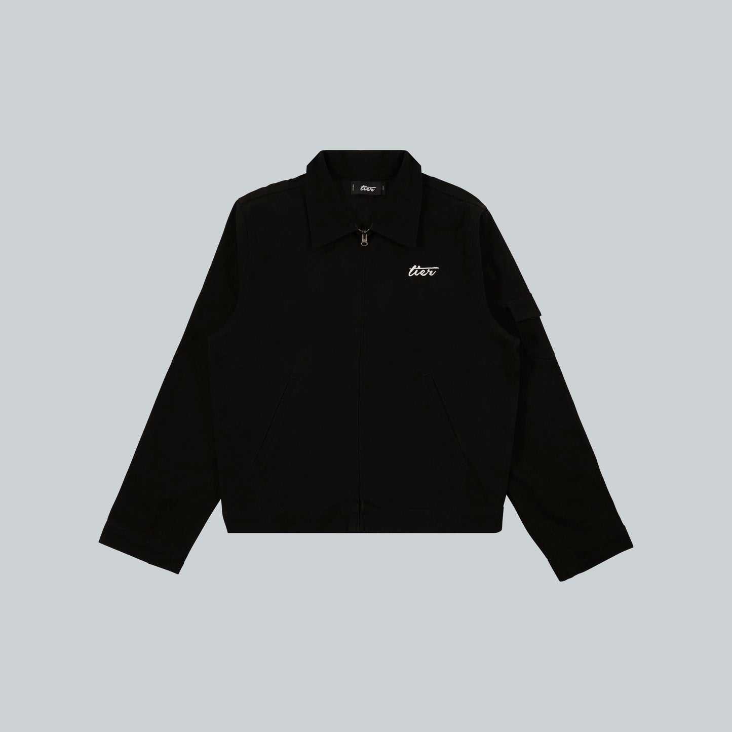 SCRIPT LOGO WORKER JACKET