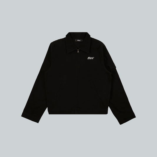 SCRIPT LOGO WORKER JACKET