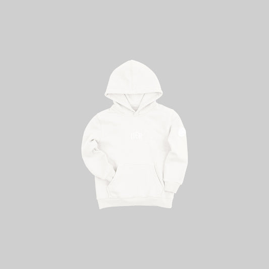 WHITE TIÉR KIDS ESSENTIALS HOODIE
