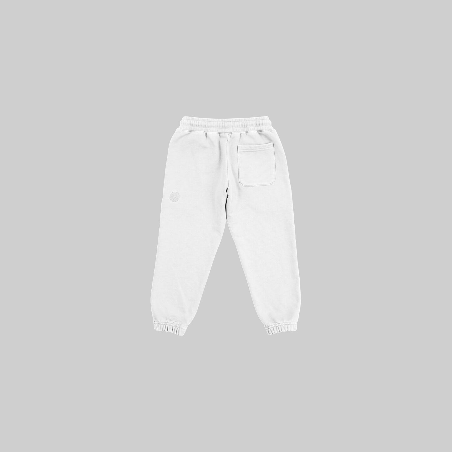 WHITE TIÉR KIDS ESSENTIALS SWEATPANTS