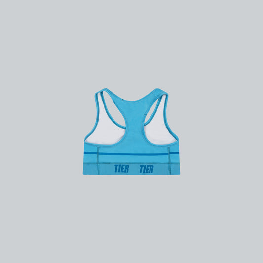 MALIBU BLUE TIER SPORTS BRA