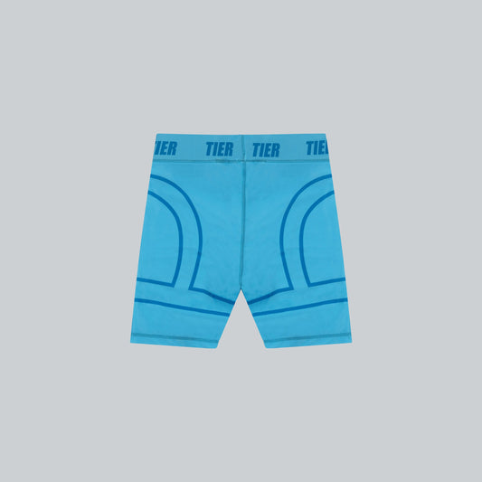MALIBU BLUE TIER BIKER SHORT