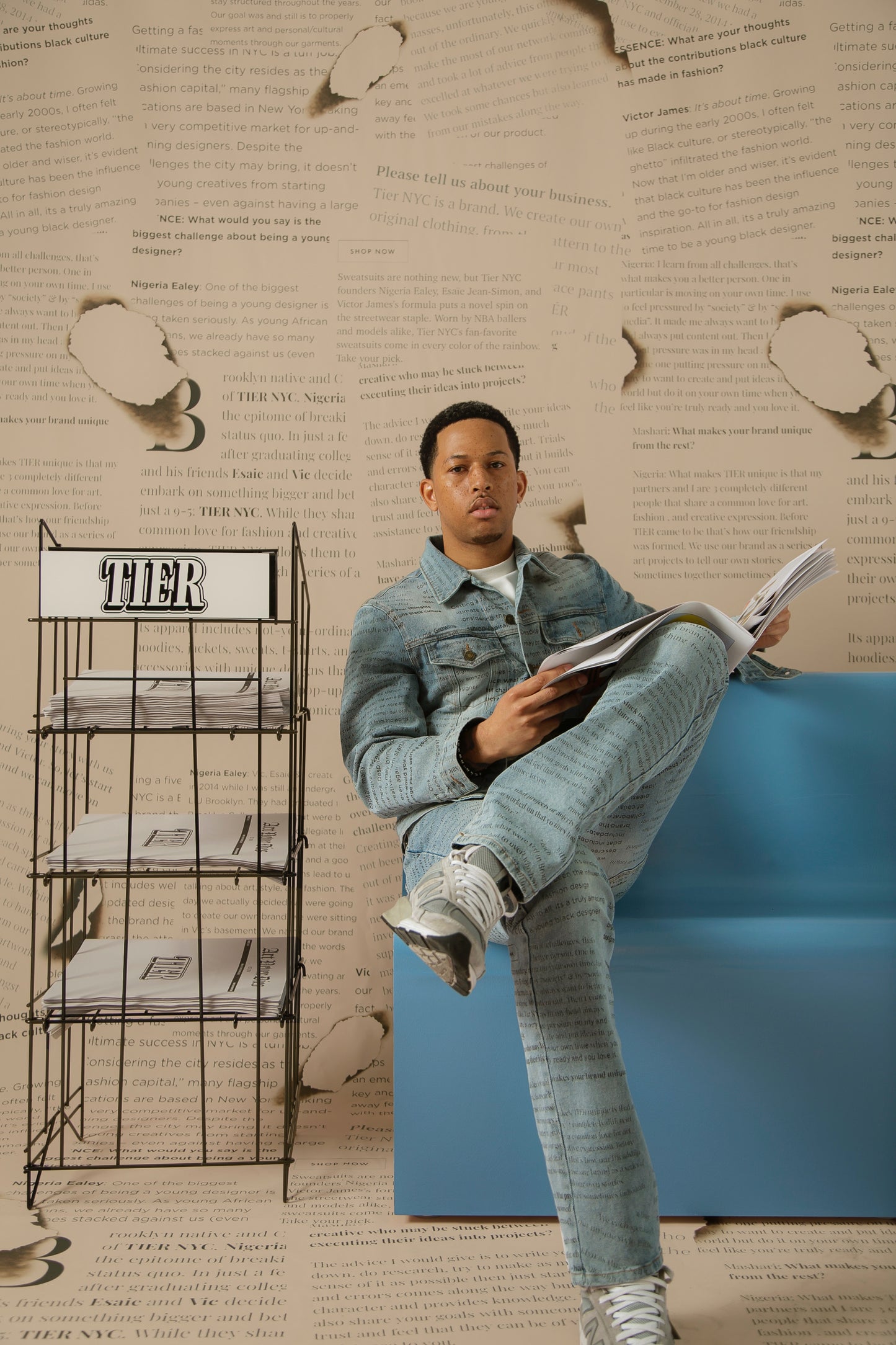 Washed Article Jean Jacket