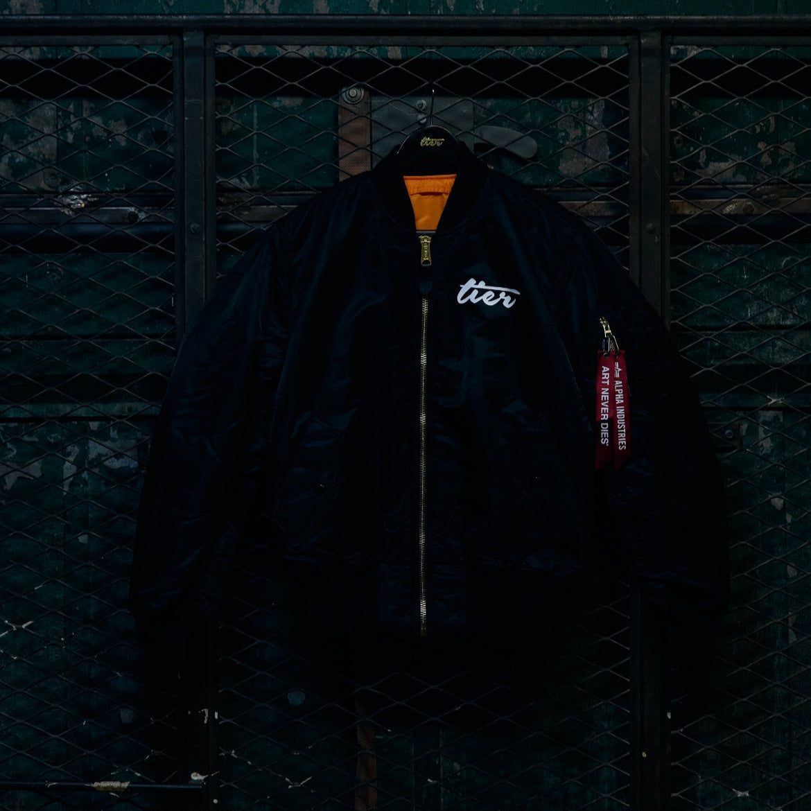 TIER x Alpha Industries 10 Year Anniversary MA1 Bomber Jacket