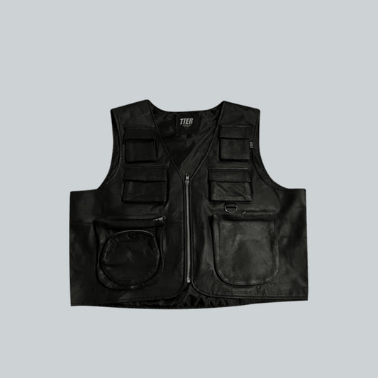 LEATHER TACTICAL VEST