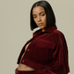 WINE TIÉR CORDUROY CROPPED JACKET