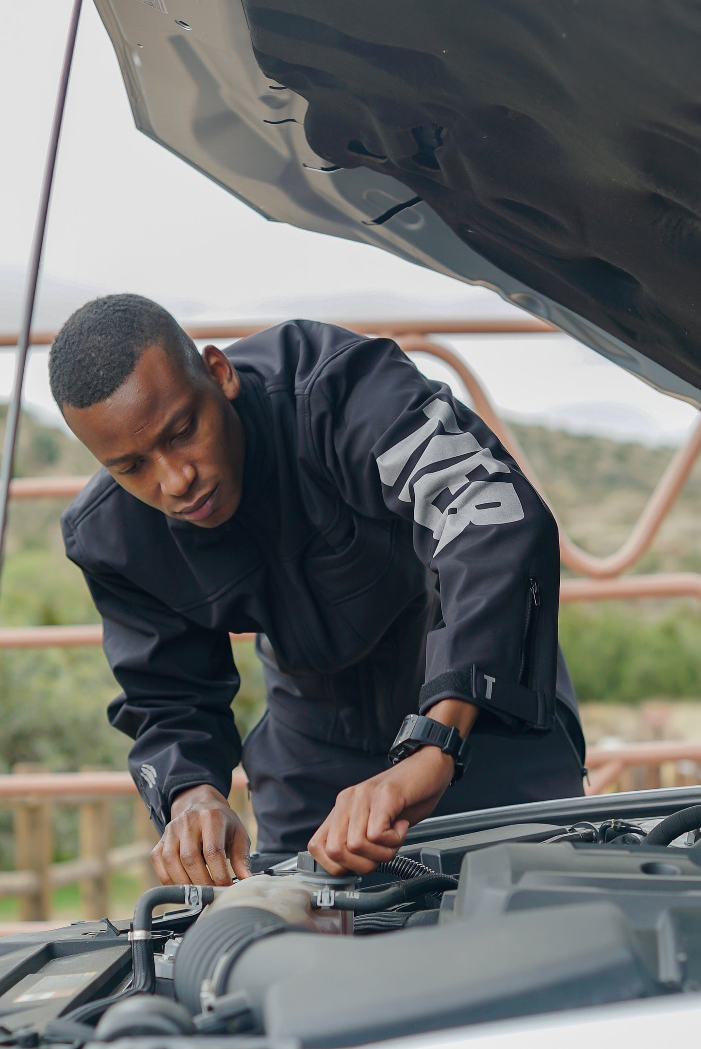 BLACK TIER SPACE JACKET