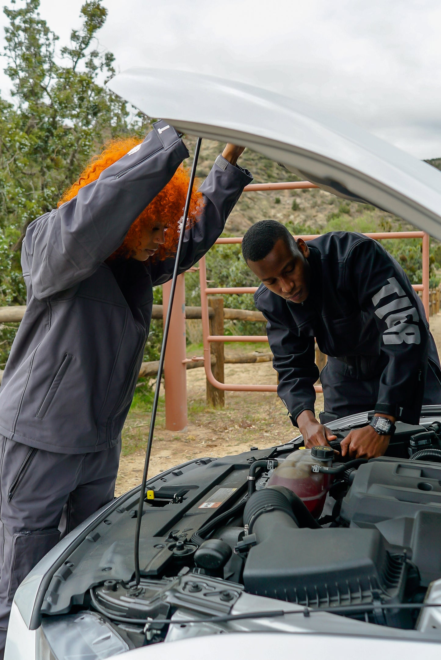 BLACK TIER SPACE JACKET