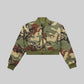 TRADITIONAL CAMO CROPPED BOMBER