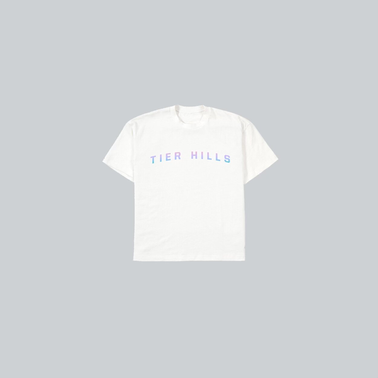 WHITE TIER HILLS TEE