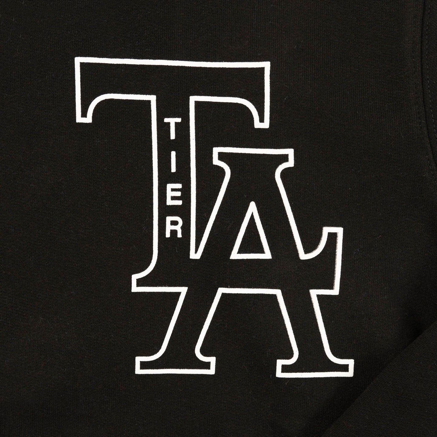 BLACK TLA CREWNECK