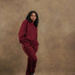 BURGUNDY TIÉR CREWNECK