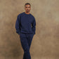 NAVY TIÉR SWEATPANTS