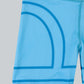 MALIBU BLUE TIER BIKER SHORT